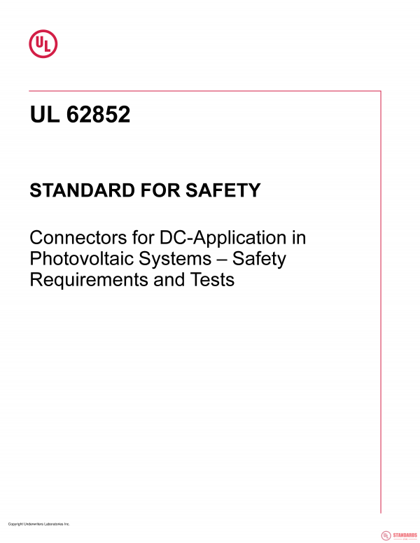 UL 62852 PDF UL 62852 PDF